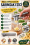 Stainless Steel Garlic Crusher 16 cm Ergonomic Garlic Press with Removable Inner Chamber