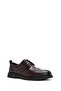 Fly Men's Brown Lace-Up Leather Casual Shoes Wm680010Dv - 7