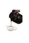 Insulated Vacuum Jug with Tea Filter – 1.2L Stainless Steel Thermal Coffee Carafe with Push Button & Non-Slip Base, Black - 3
