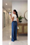 Viles Navy Blue Tensel Trousers - 2