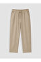 Özmarka New Season Beige Regular Fit Men's Trousers - 5