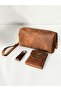 100% Genuine Crazy Cowhide Pirana Model (Handbag, Wallet, Keychain) Set Stylish and Minimalist - 7