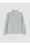 Lcw Modest Blue Hakim Collar Plaid Women's Shirt - 7