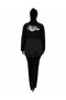 Large Size Cotton Zippered Pocket Sports Women's Sweatshirt - 5