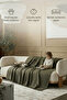 Cotton Non-Slip Anti-Sweat Oversized Sofa Cover Sofa Shawl Sofa Bed Cover 180X300 cm - 6