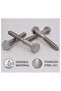 10 Pcs Galvanized (G.I) Hex Head Coach Screws with Washer & Plug Wood Working for Holding Together Heavy Timber & Concrete Working 6mm, Length 2-1/2 Inch - 2