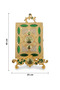 Gold Color Embroidered Quran Storage Box and Decorative Stand Large Size - 5