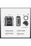 USB Type-C DOCOLAB Electric Shaver Mini Portable Magnetic Double-Headed Beard Trimmer Metal Full-Bod - 6