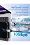كابل USB C 3.1 الجيل الثاني، شحن بقوة 100 واط، نقل بيانات بسرعة 10 جيجابت في الثانية، كابل HDMI مجدول بدقة 4K عند 60 هرتز، متوافق مع 2025 - 5