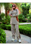 Women's Hijab Tracksuit Set, Top and Bottom Set with Zipper Model 449 - 2