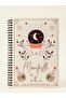 Diary: Magic Globe Design Mystical Spiral Notebook
