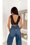 Women's Lace Bralet Crop Bra V-Neck Strappy Stylish Flexible Comfortable - Black Mariposa Secret - 3