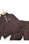 Girl's Seasonal Zippered Collar Sweatshirt Compact Tracksuit Set for Ages 2-3-4-5-6 - 6