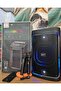 BTS-2239, 8 Inch Portable Bluetooth Speaker 45W With 2 Wireless Mic With RGB Light With Display / USB & SD Card & Aux & 2 Mic Slot & Guitar Slot / With Carry Handle – Black - 5