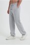 Men's Gray Sweatpants Baggy Wide Leg Basic Daily Comfortable Fit Cotton Straight Leg - 4