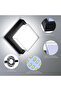 Outdoor Wall Light, Modern Waterproof Ceiling Wall Light, Black Square 12W LED Porch Light, Rust-Proof, 6000K Daylight, For Garages - 4