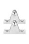 Marine hinge mounting hardware, awning hinges, ship deck hardware, marine hinge brackets