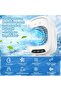 Portable portable air conditioner, 4 - in - 1 mini air conditioner, quiet operation, three fan speeds, 300ml water tank, USB interface, with mist... - 2