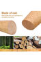 A set of 4 oak furniture legs, 10 cm wide – angled legs, suitable for tables, beds and wardrobes – includes mounting plate and screws. - 4