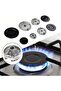 Gas cooktop cover set – 4-piece or 8-piece – Replacement cooktop covers in various sizes – Suitable for gas cooktops