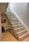 SS glass railing clamps - Staircase handrail glass railing fasteners - Balcony, garden, & terrace glass railings, For 15-20mm thick glass - 2