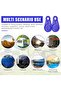 20-pack heavy-duty removable blue plastic waterproof fabric clips for outdoor camping, tents, awnings, and tarps - 5