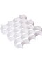 8-piece DIY plastic mesh honeycomb drawer divider, white, recessed design, suitable for socks, ties, underwear, cosmetics.