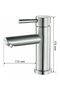 Cold water only bathroom faucet, durable brass chrome-plated basin mixer faucet, handwashing basin faucet, removable aerator valve core for easy... - 2