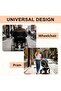 Universal stroller mesh bag, shopping mesh bag for the stroller, storage bag for the back of the stroller, suitable for most handles, black. - 3
