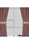 2-Pack Black Modern Curtain Fasteners Ties Wall U-Shaped Hook Backrests - 3