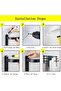 Wall-mounted towel rack with 2 hooks, suitable for bathrooms, hotels, and kitchens, black, double-layered, 40cm. - 5