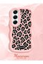 Tecno Camon 40 Pro 5g Compatible Wavy Frame Leopard Print High Quality Silicone Phone Case