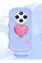 Redmi 14C 4G/5G Compatible Silicone Phone Case with Sweet Pink Heart Motifs, Available in Three Color Options.