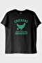 تي شيرت أسود مطبوع بتصميم THE CHICKENS