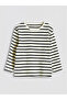 Ecru Crew Neck Ribbed 2-Piece Baby Boy T-Shirt W62588D1 - 2