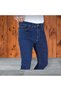 Men's Regular Fit Zippered Lycra Jeans with Tubular Legs - 4