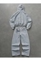 Unisex Women's Men's Cd Printed Oversize 3 Thread Hooded Sweatshirt and Baggy Sweatpants - 2