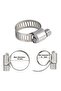 Stainless Steel Hose Clamps, Adjustable Worm Drive (Pack-Of 10, 9-12mm) - 2