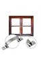 Aluminium Cabinet Pull Handle with Mounting Screws, Silver Pack-Of 4 - 3