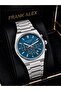Dial with Stopwatch 2-Year Warranty Steel Strap 3 Atm Men's Wristwatch Fg.X7274.4
