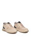 Ecru Genuine Leather Men's Sneaker Comfortable Memory Sole Casual Shoes M692 m - 3