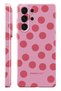 Samsung S26 Ultra Pink Polka Dot Essential Slim Full Coverage Glossy Print Camera Protected Hard Phone Case
