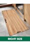 قطعة واحدة من سجادة الحمام المصنوعة من طين الدياتوم المطاطي المانعة للانزلاق سريعة الجفاف وماصة للماء مقاس 40×120 سم باللون البيج - 2