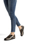 Women's Platinum Sneaker Casual Sports Shoes Comfortable Retro Suede Detailed Casual Shoes - 4
