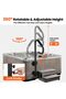 Hot Tub Handrail, 360° Rotatable Spa Side Handrail with 18"～48" Adjustable Height, Hot Tub Hand Rail with Slide-Under Base and Non-Slip Grip for Indoor & Outdoor, 600LBS Capacity - 7