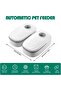 Timed Feeder - 2 x 350ml Automatic Double-Meal Feeder with 48-Hour Timer - Electric Automatic Feeder for Dry & Wet Food - 24x28.5cm - 5