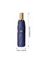 UPF 50+ UV protection travel umbrella, lightweight and portable, unisex, manually foldable in three sections - 2