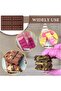 2 deep silicone chocolate molds with 60 grids, non-stick coating for making chocolate bars, praline candy, 26 x 17 cm / 10.23 x 6.69 inches - 4