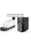 2-Piece Refillable Wall-Mounted 350 ml Shampoo & Soap Dispenser Pump - ABS Plastic - Black - 5