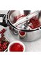Rotary food mill - jam tamper - with 3 interchangeable grinding discs - made of stainless steel - perfect for making vegetable puree and jam. - 4